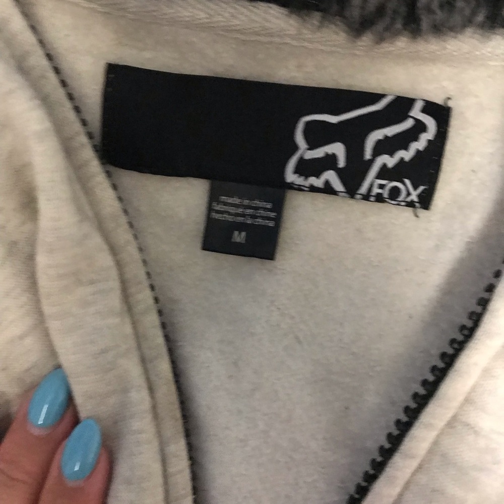 Fox hoodie with fuzzy hood